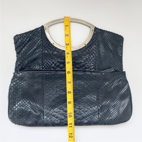 Rafe leather croc embossed clutch - Picture 4 of 10